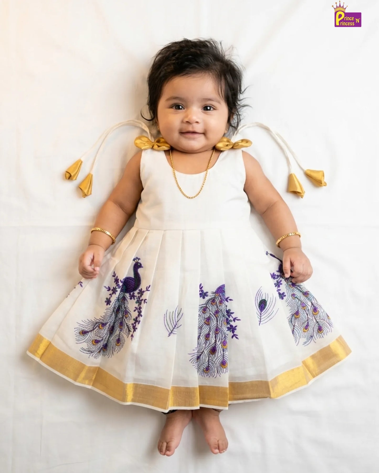 New Born Kerala Pattu frock LF585