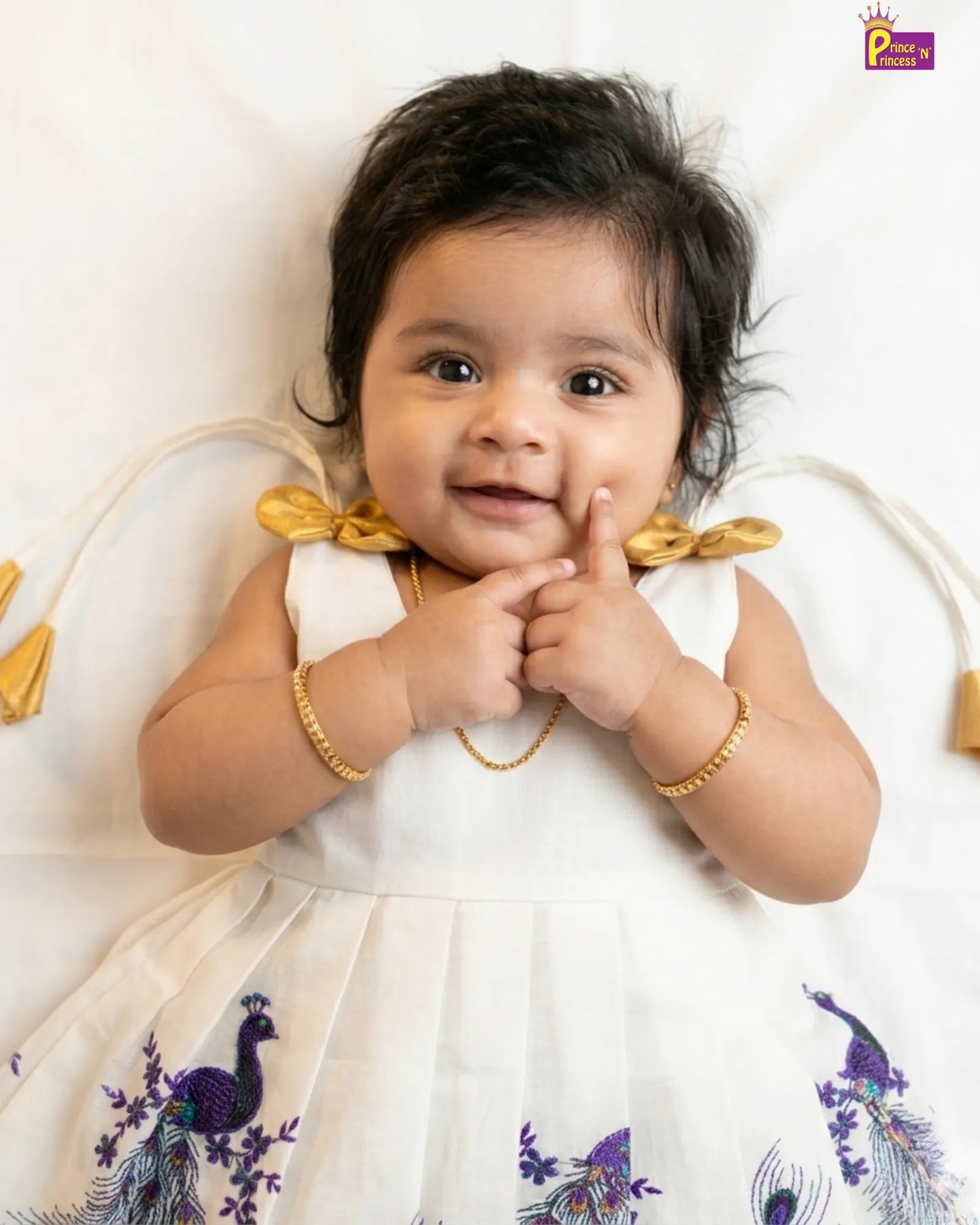 New Born Kerala Pattu frock LF585