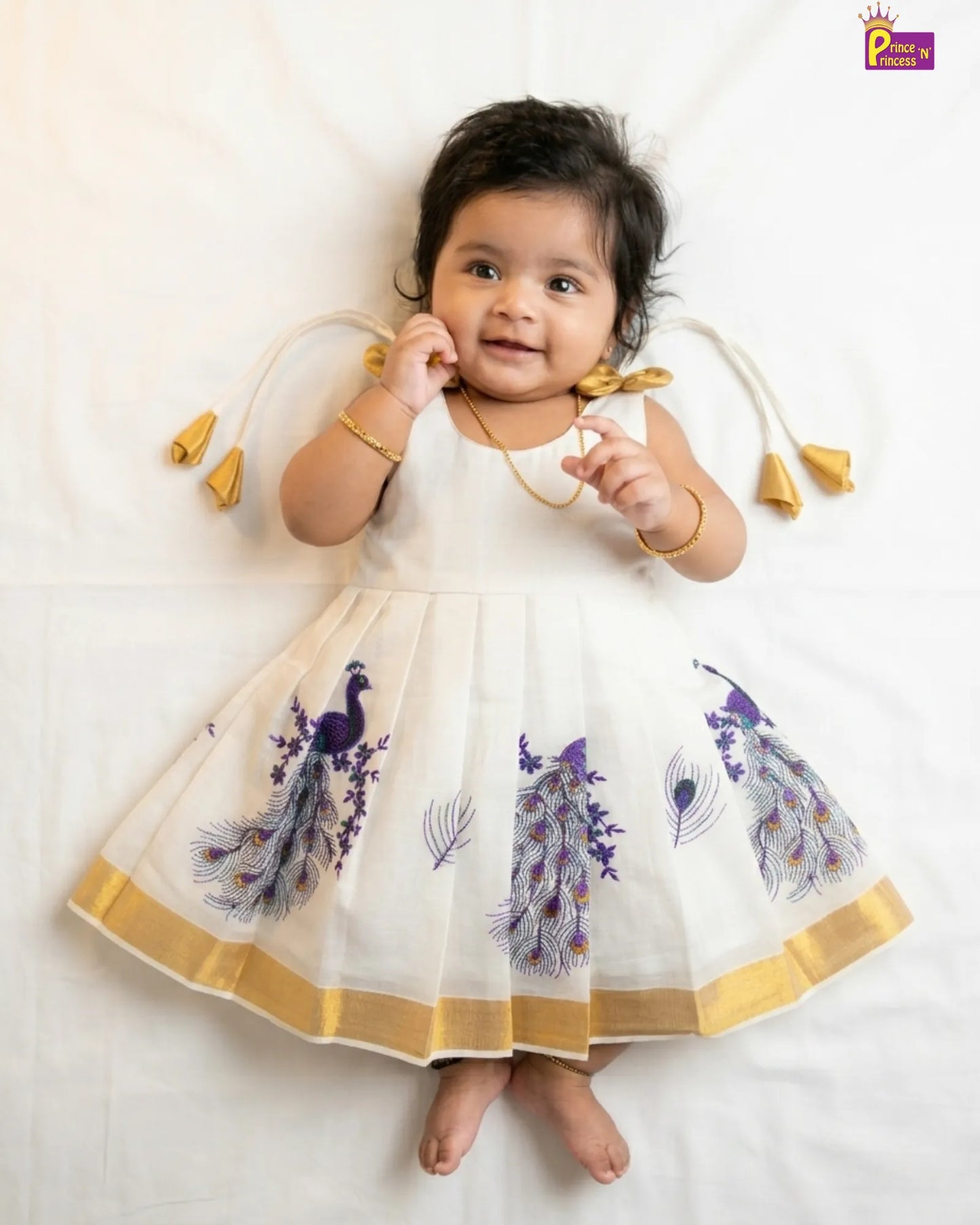 New Born Kerala Pattu frock LF585