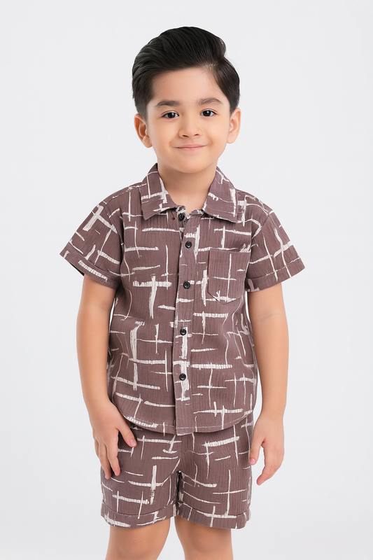 Kids Boys Popcorn Co-ord Set BS006