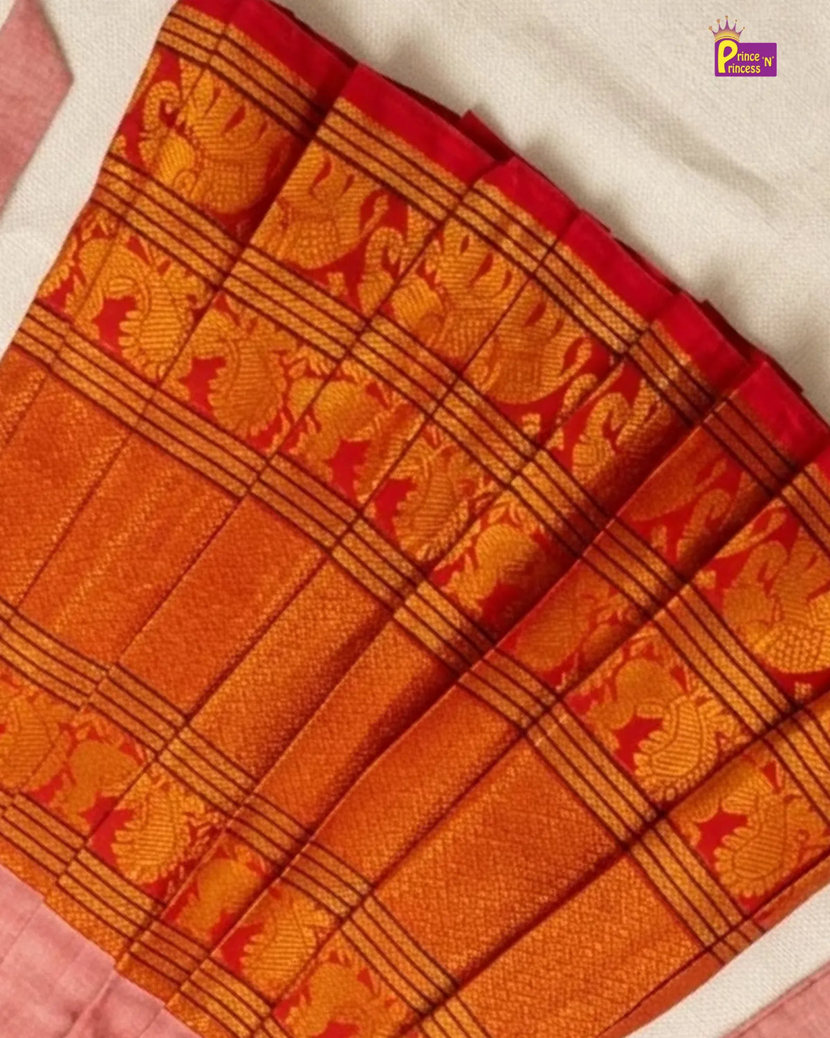 Girls Onion Pink Kalyani Cotton Ethnic Gown PG754