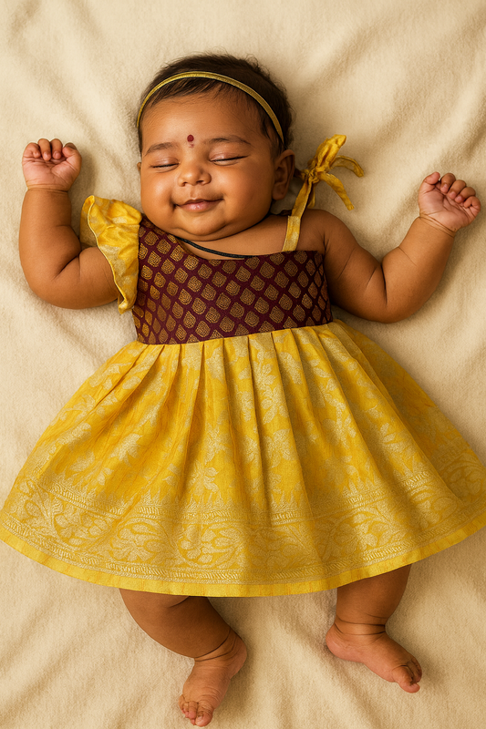 New Born Maroon With Yellow LF739