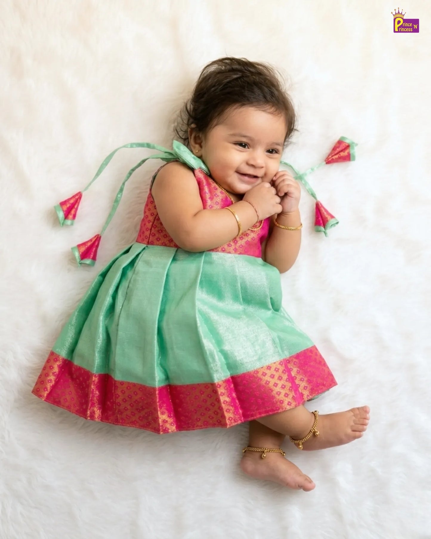 green baby girl dress Baby Girls Cynthia Dress Set