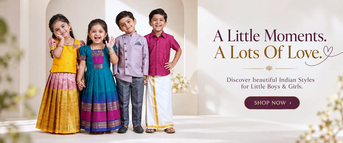 Top 100 Indian Traditional Wear for Boys & Girls - Prince N Princess
