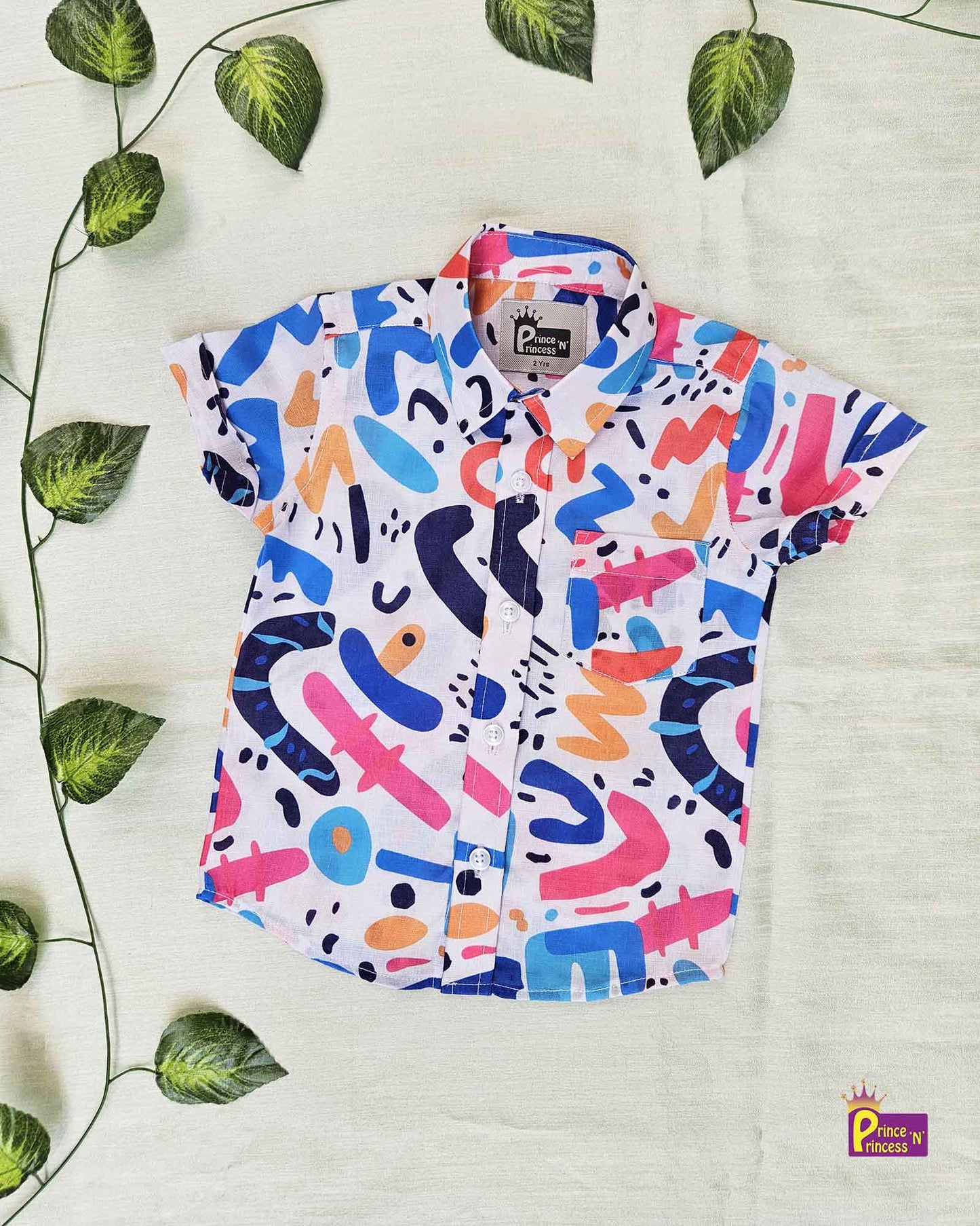 Kids White Trendy shirt ST211